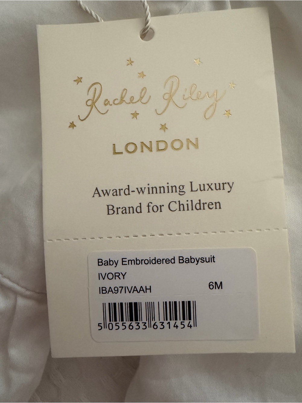 Rachel Riley Embroidered Baby One Piece - Picture 3 of 5